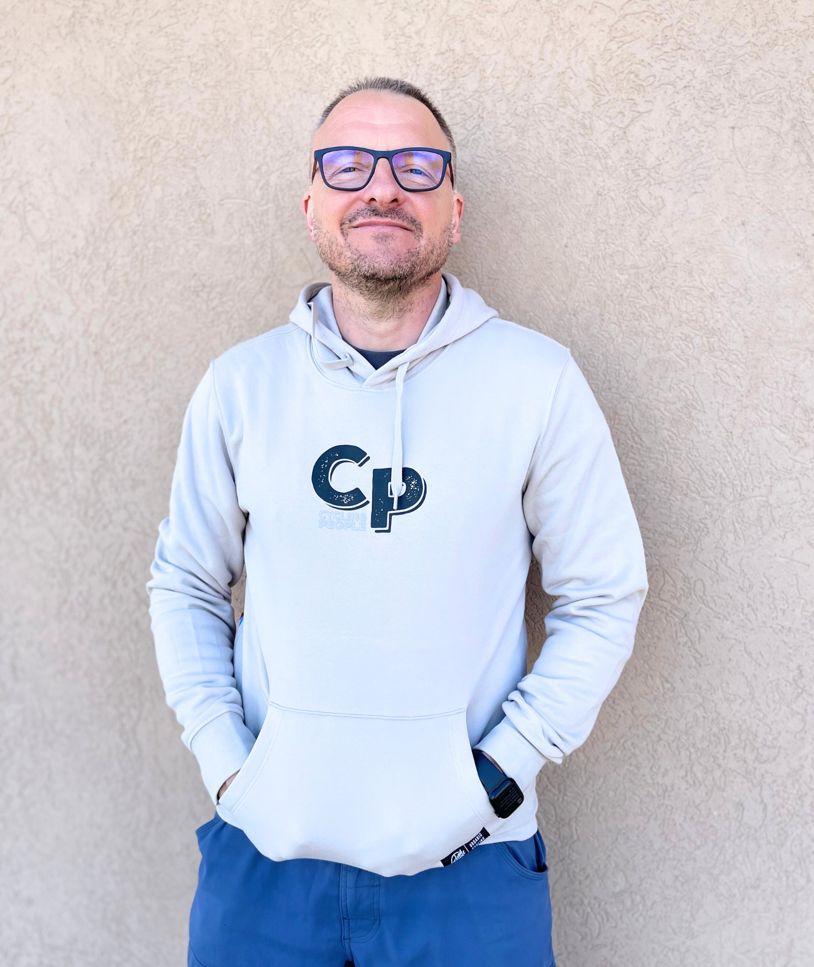 Cp and bikes men's hoodie