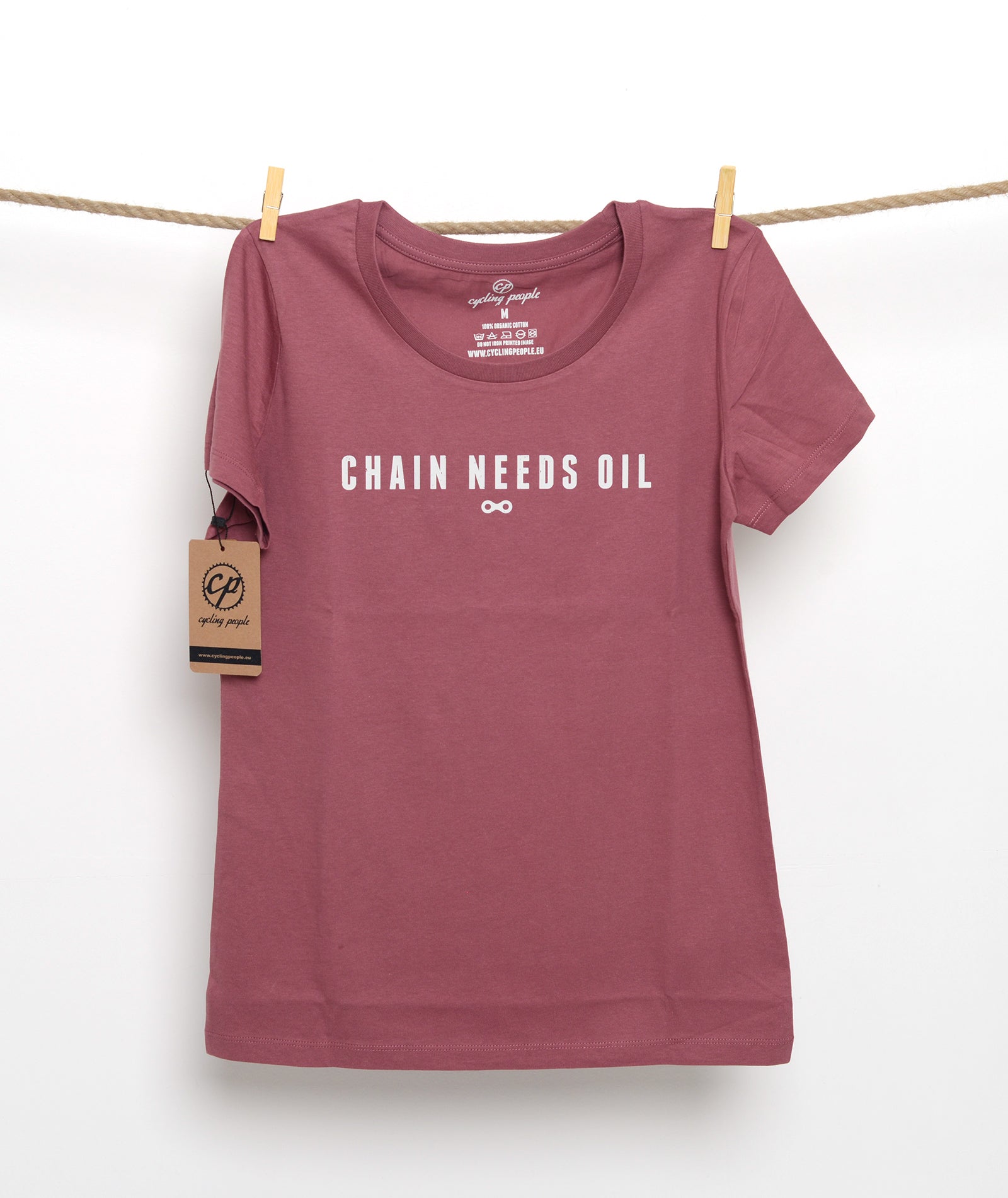CHAIN NEEDS OIL WOMEN'S T-SHIRT