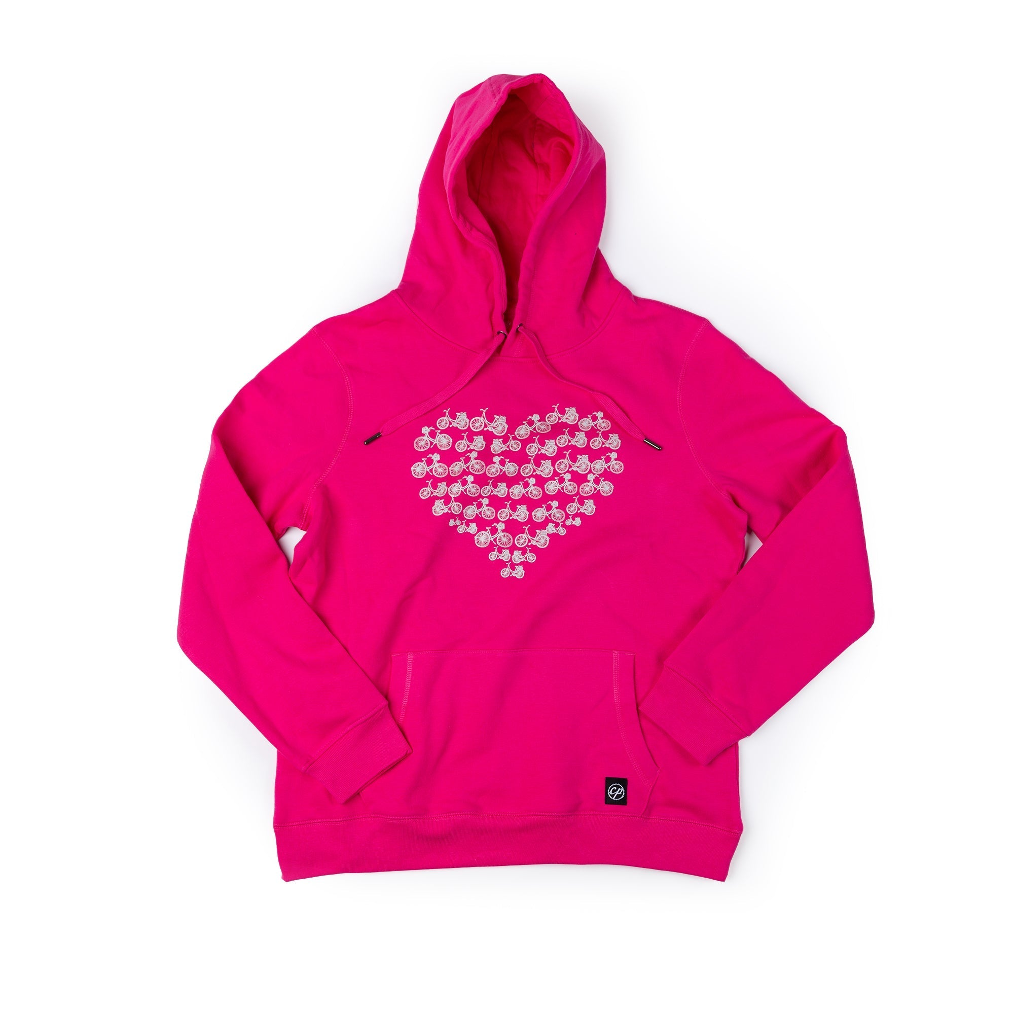 BIKE HEART WOMEN'S HOODIE