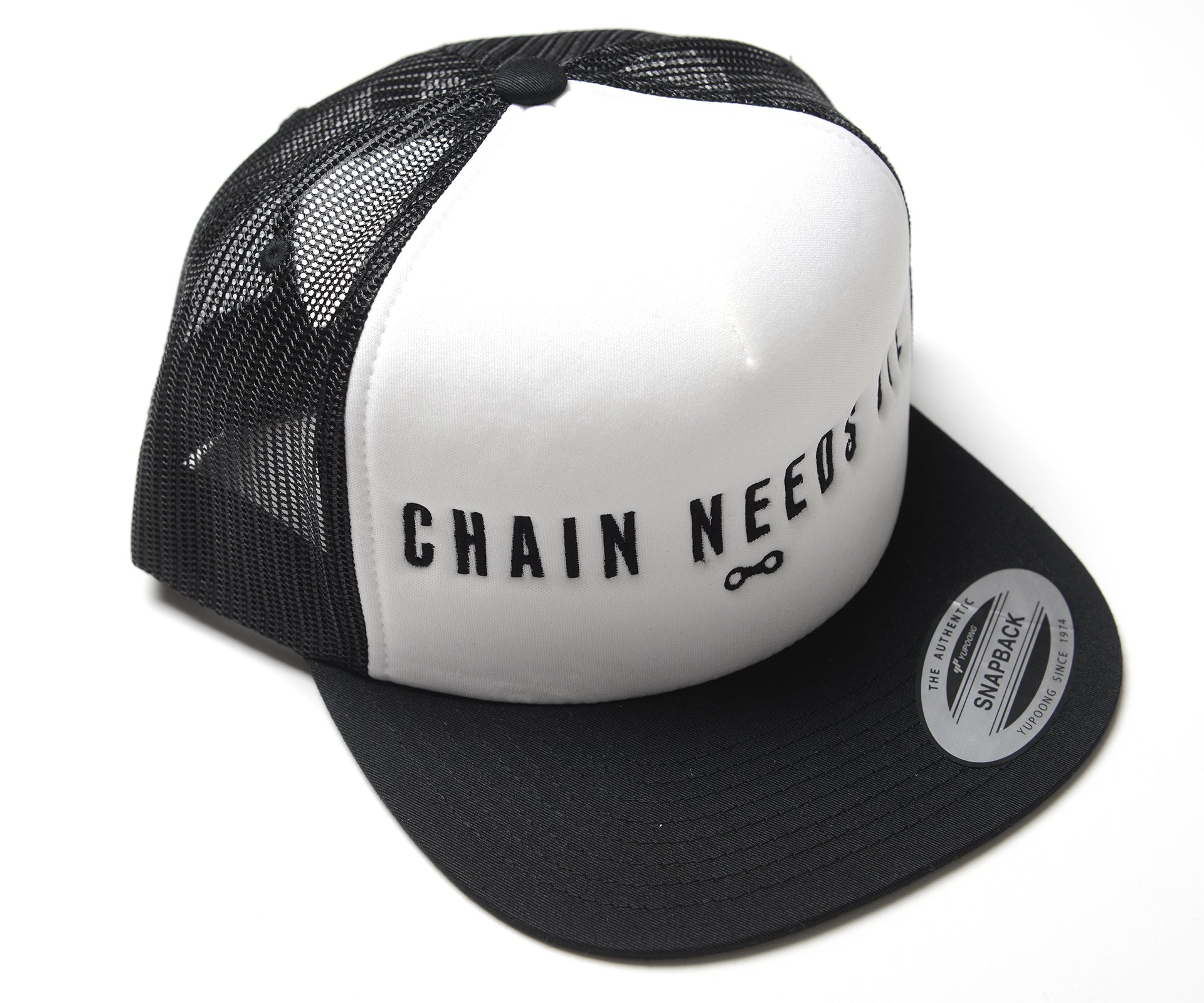 CHAIN NEEDS OIL SNAPBACK