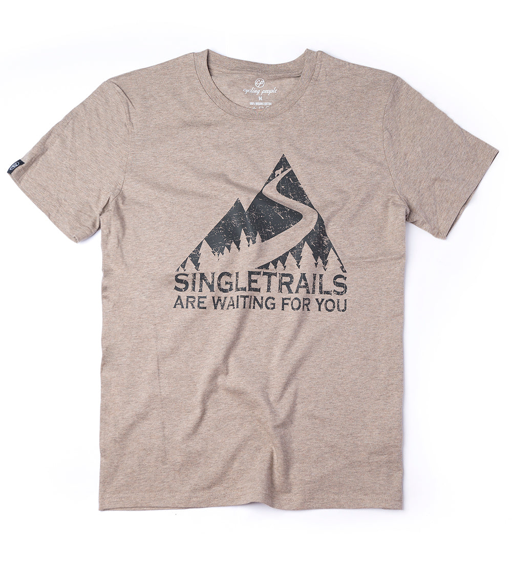 SINGLE TRAILS MEN'S T-SHIRT